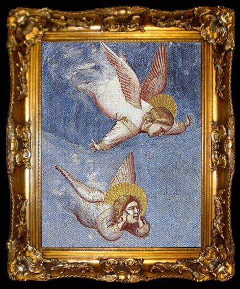 framed  GIOTTO di Bondone Lamentation over the Dead CHrist, ta009-2